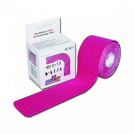 Кинезио тейп Bio Balance Tape 5см х 5м розовый